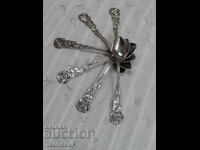 Set of spoons with a replica of the beautiful Hildesheim Rose