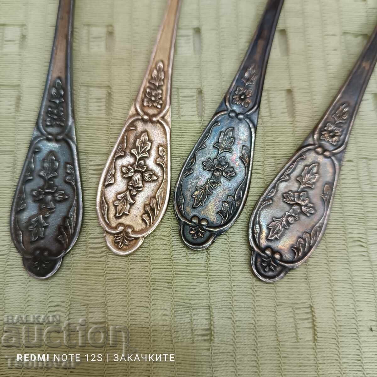 Russian Silver-Plated Spoons with price 15.00 BGN | € 7.67 Russian Silver-Plated Spoons with price 15.00 BGN | € 7.67