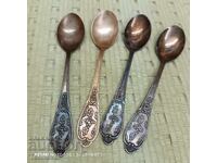 Russian Silver-Plated Spoons