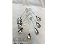 Eight collectible spoons