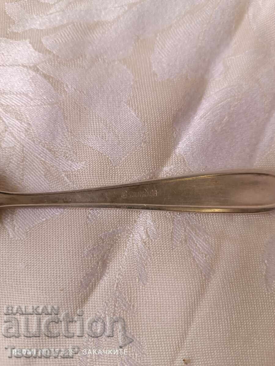 Two deeply silver-plated tea spoons with 90 marking - 5 Two deeply silver-plated tea spoons with 90 marking - 5