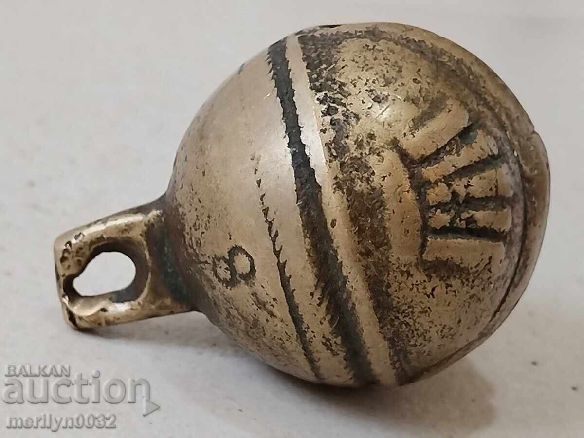 Χάλκινο κουδούνι καροτσιού αλόγου - 19ος αιώνας με τιμή 39.00 BGN | € 19.94