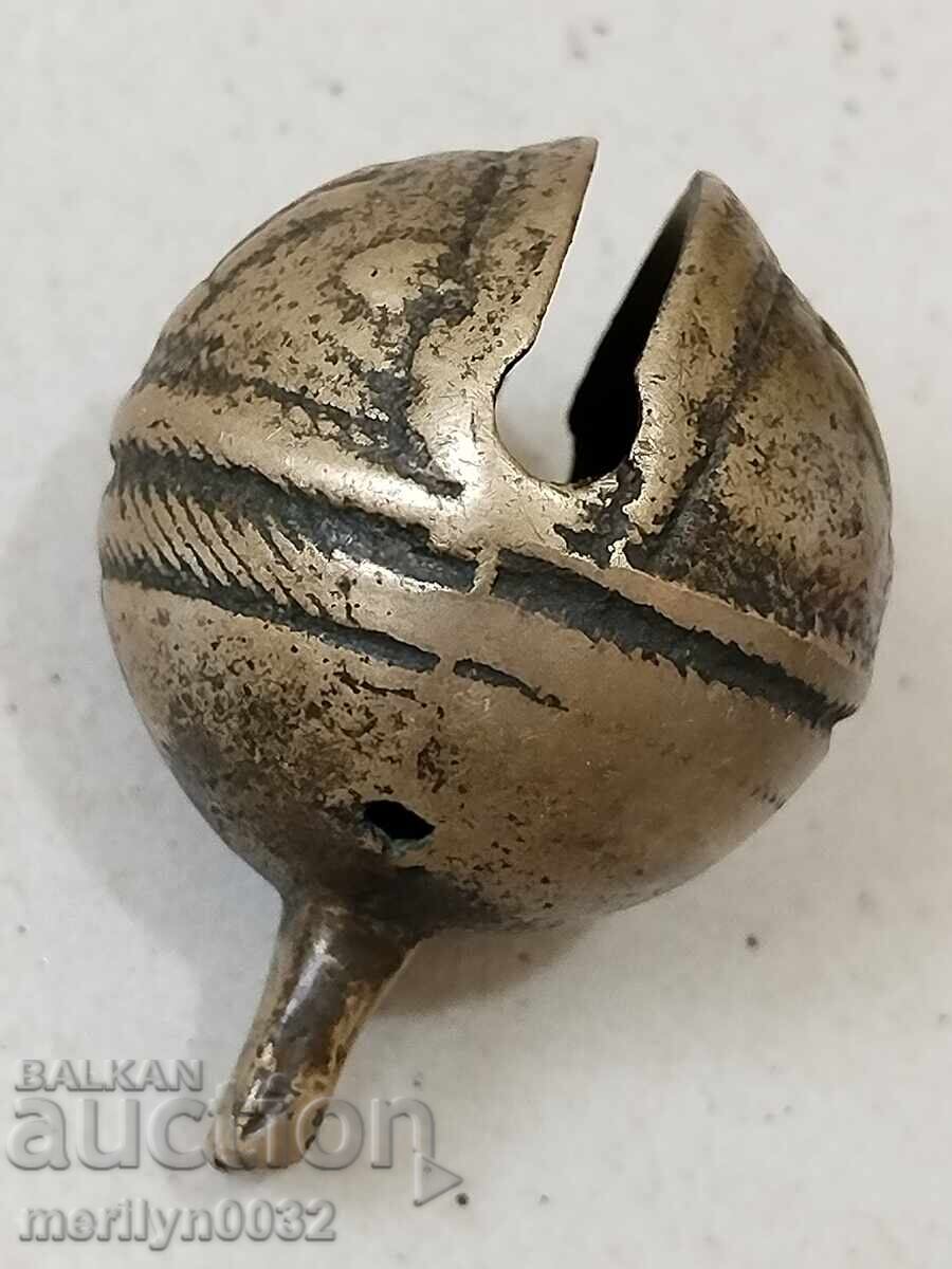 Χάλκινο κουδούνι καροτσιού αλόγου - 19ος αιώνας - 7