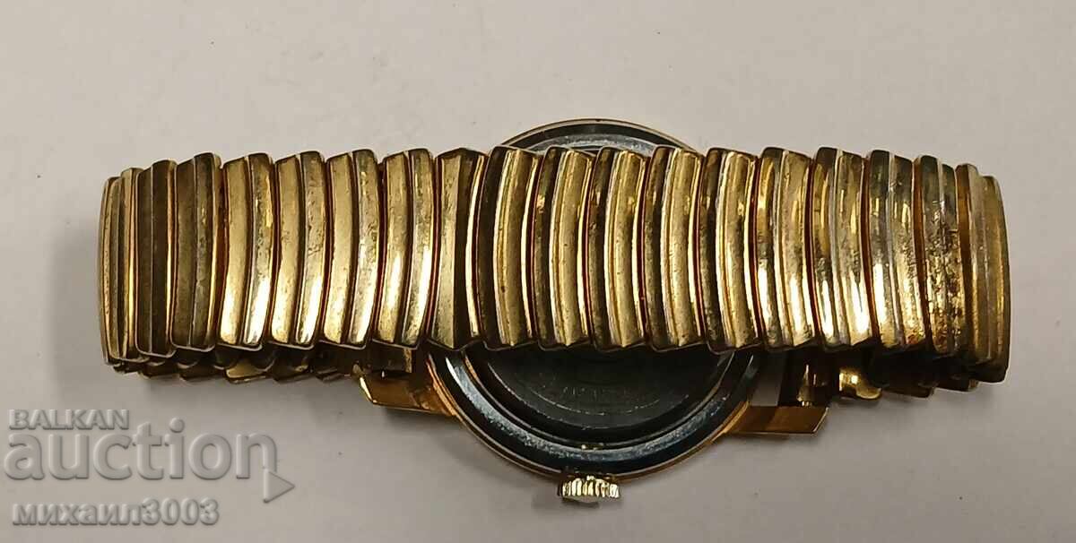 Доставка на ПОЗЛАТЕН ШВЕЙЦАРСКИ МЪЖКИ РЪЧЕН МЕХАНИЧЕН ЧАСОВНИК