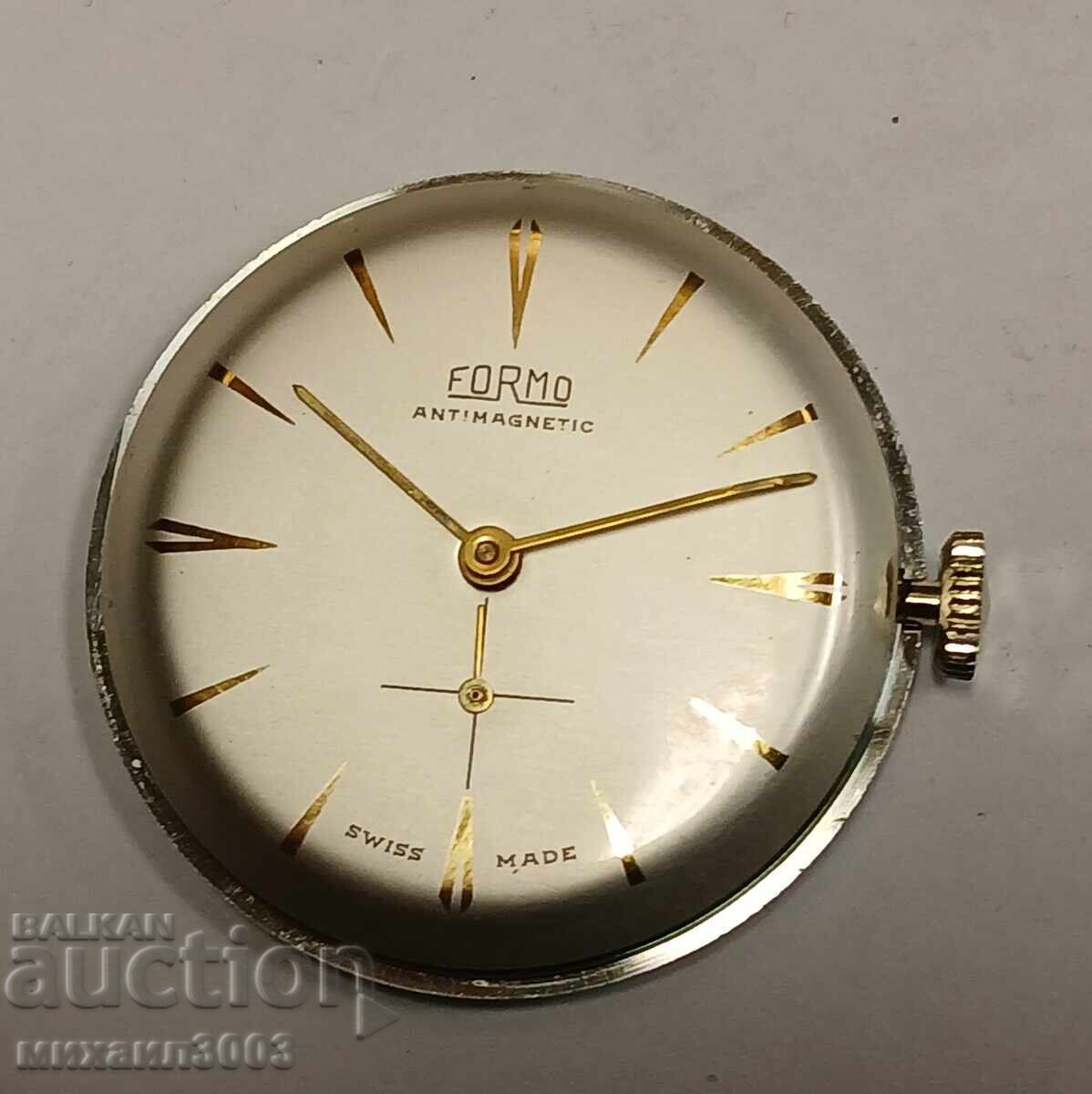 ПОЗЛАТЕН ШВЕЙЦАРСКИ МЪЖКИ РЪЧЕН МЕХАНИЧЕН ЧАСОВНИК - 6