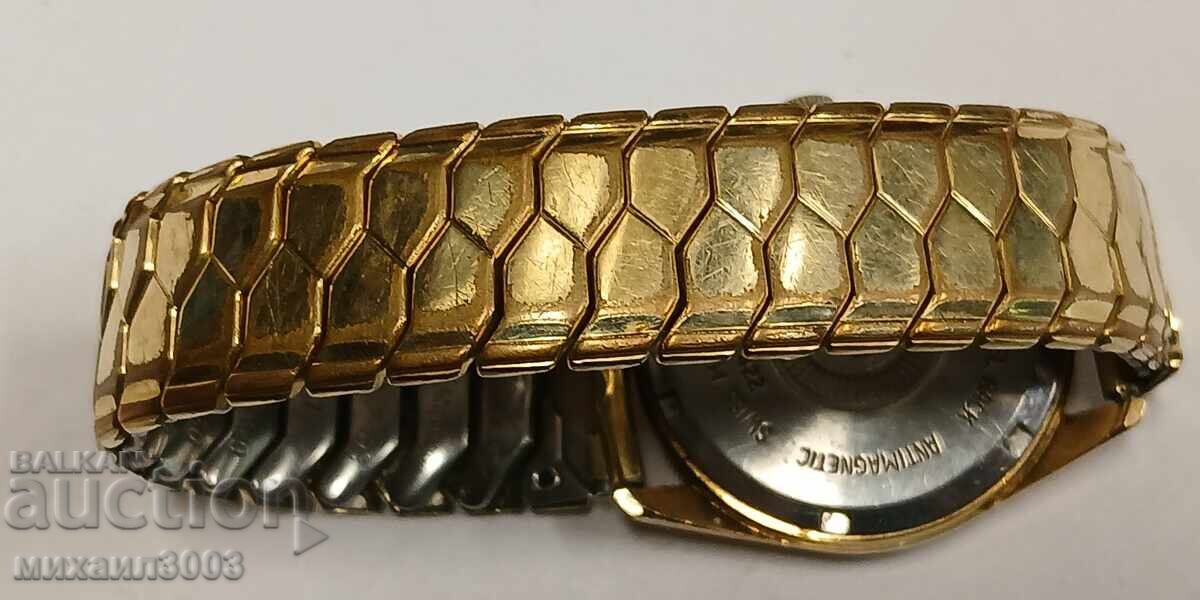 Доставка на ПОЗЛАТЕН ШВЕЙЦАРСКИ МЪЖКИ РЪЧЕН МЕХАНИЧЕН ЧАСОВНИК LANCO