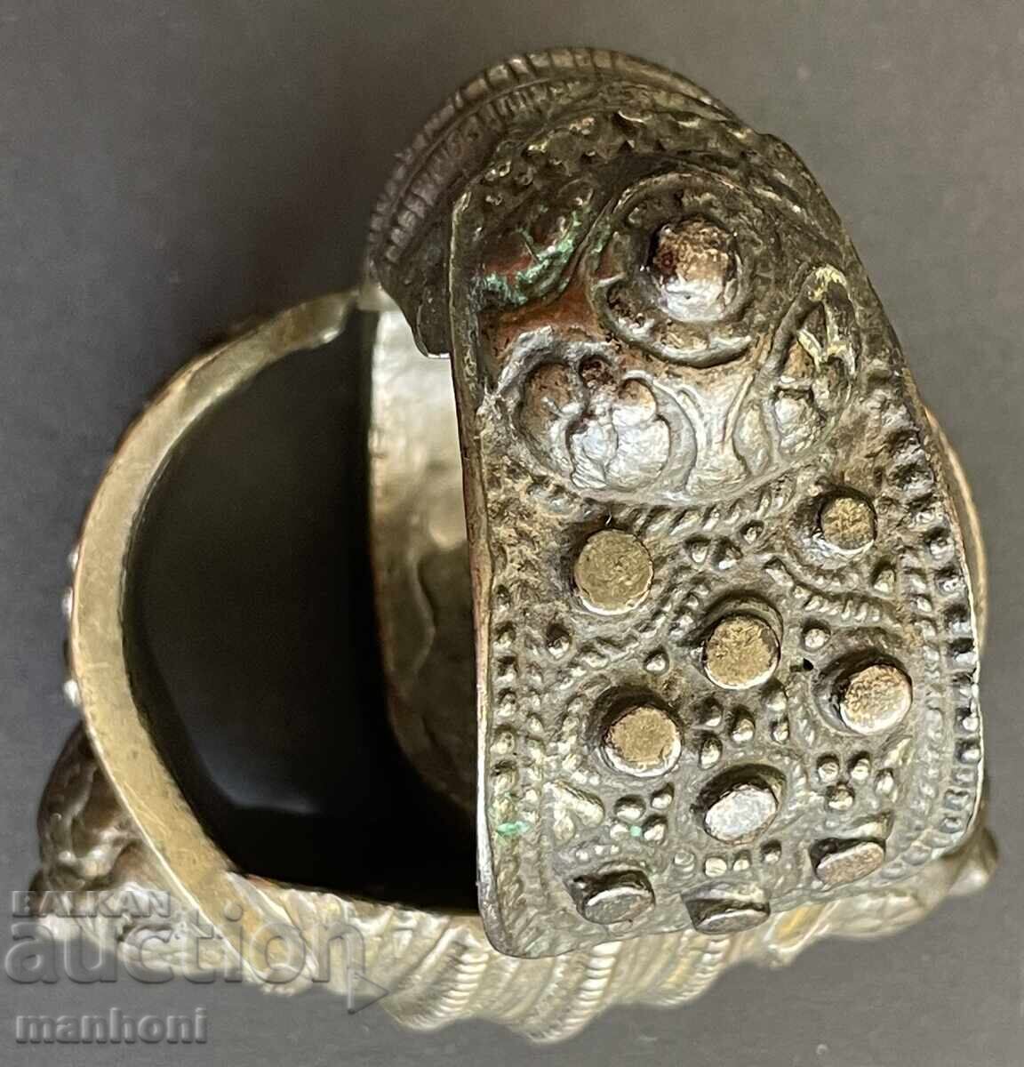 6118 Bulgaria pereche brățări renascentiste tip "rogatki" rare de găsit - 5