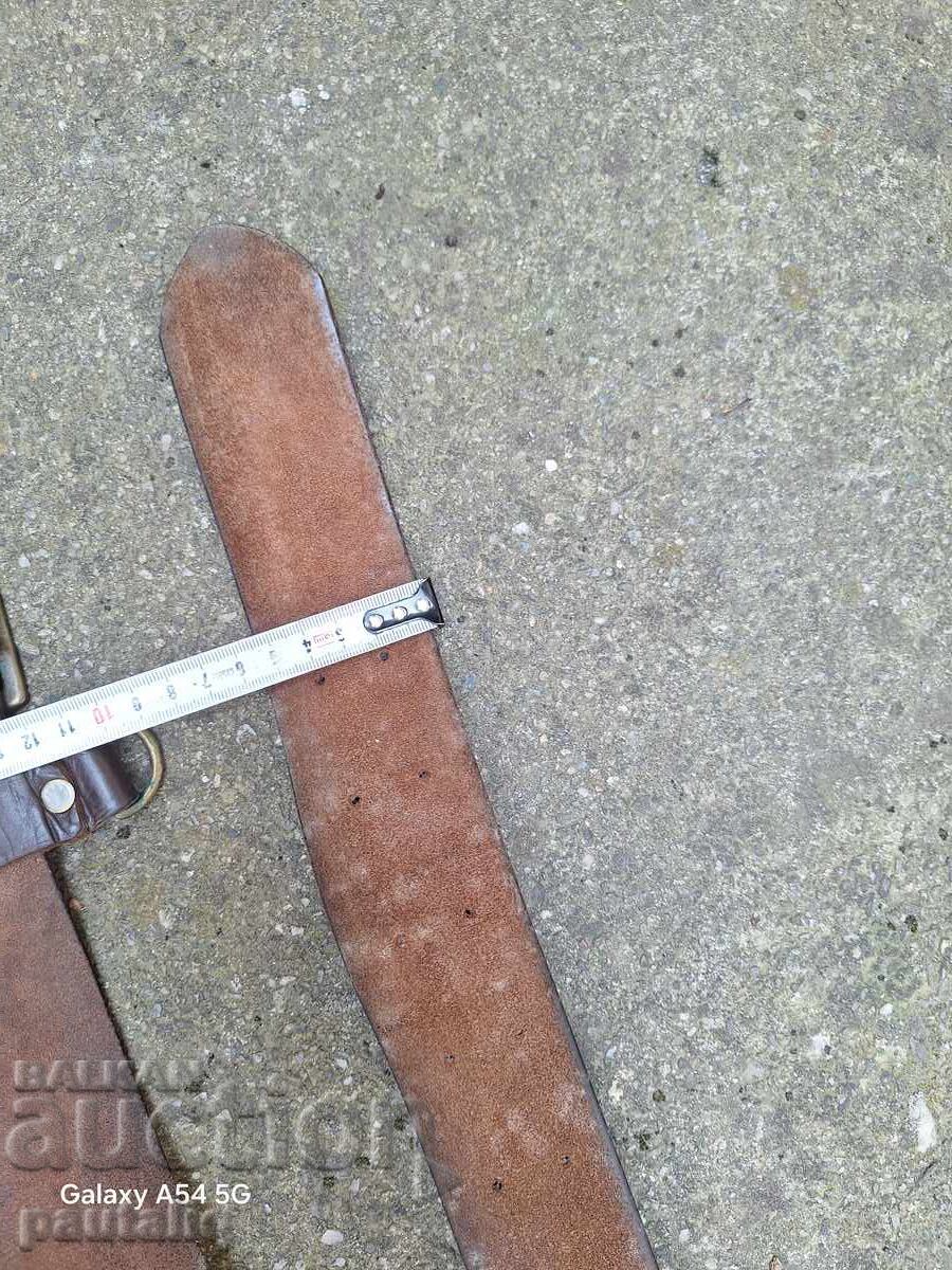 Παράδοση Αξιωματικός ζώνη από φυσικό δέρμα