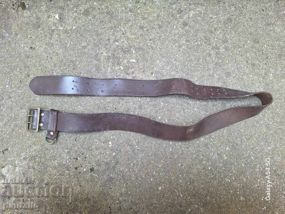 Αξιωματικός ζώνη από φυσικό δέρμα