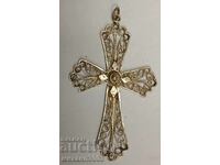 CRUCE DIN ARGINT LUCRARE MANUALĂ - FILIGRAN