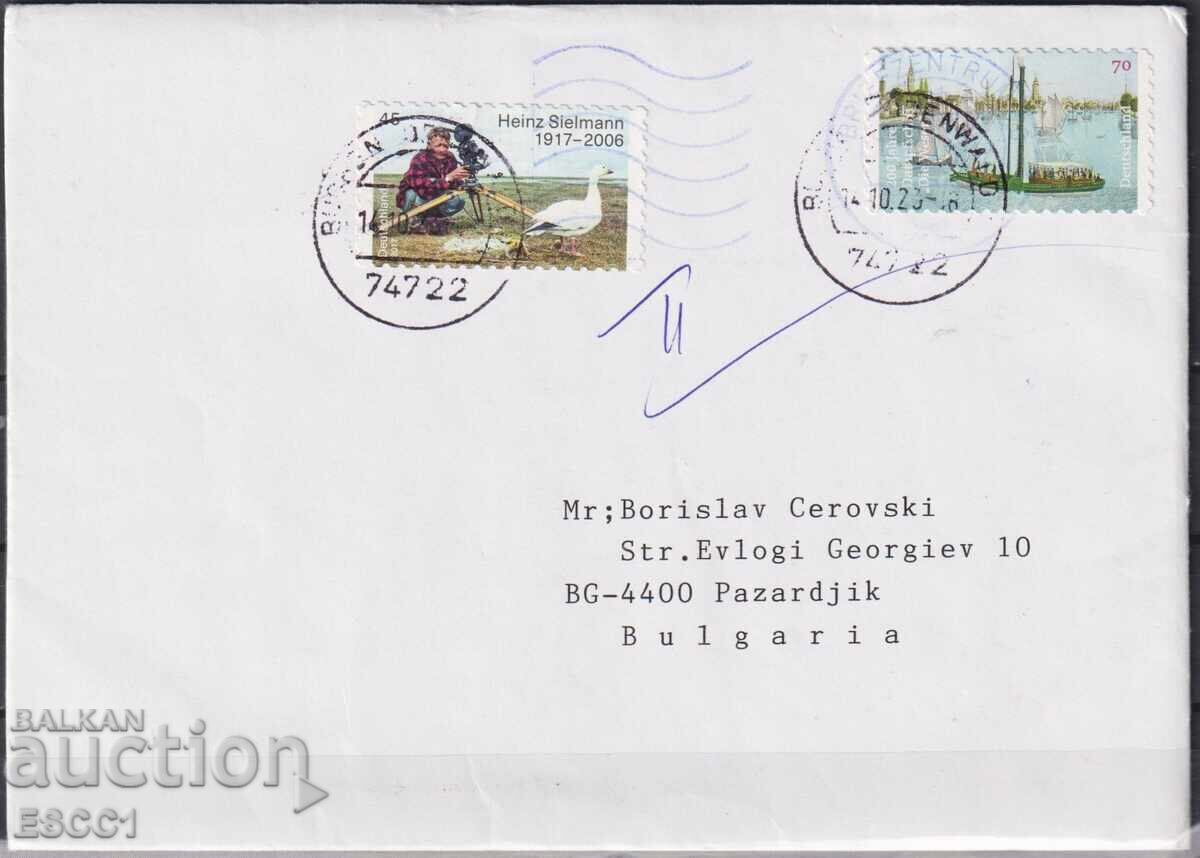 Plic călător cu timbre Heinz Sielmann 2017 Barca 2016 Germania Plic călător cu timbre Heinz Sielmann 2017 Barca 2016 Germania