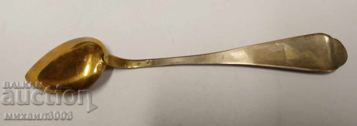 Комплект стари сребърни чаени лъжички - 5