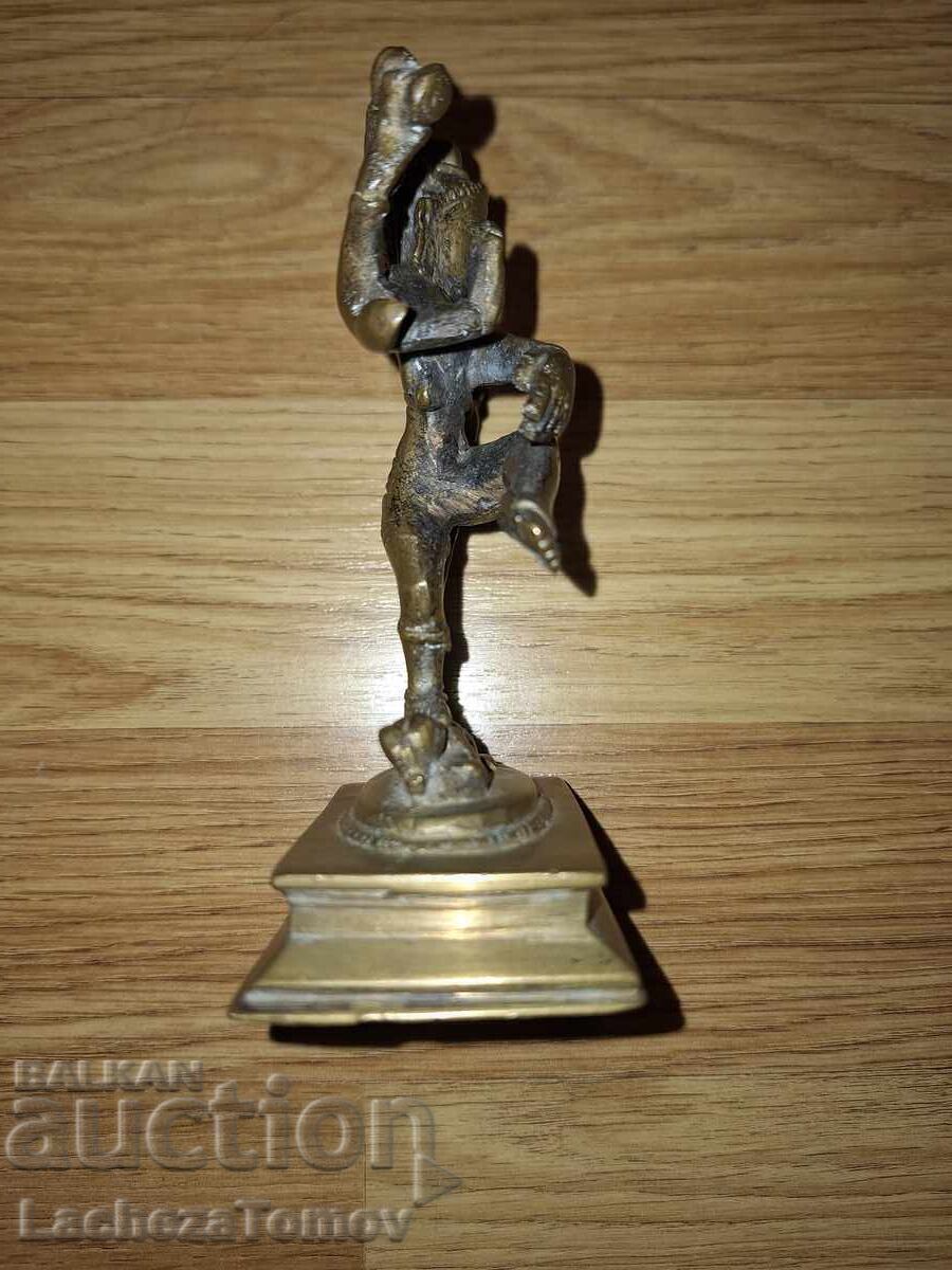 Аукцион Красива фигура бронз Индия Шива стара перфектно състояние