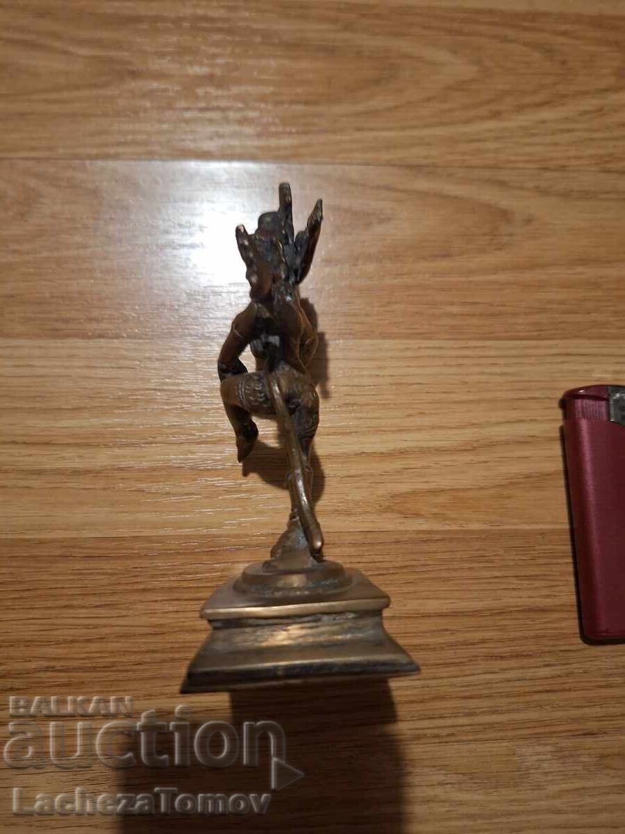 Красива фигура бронз Индия Шива стара перфектно състояние - 5