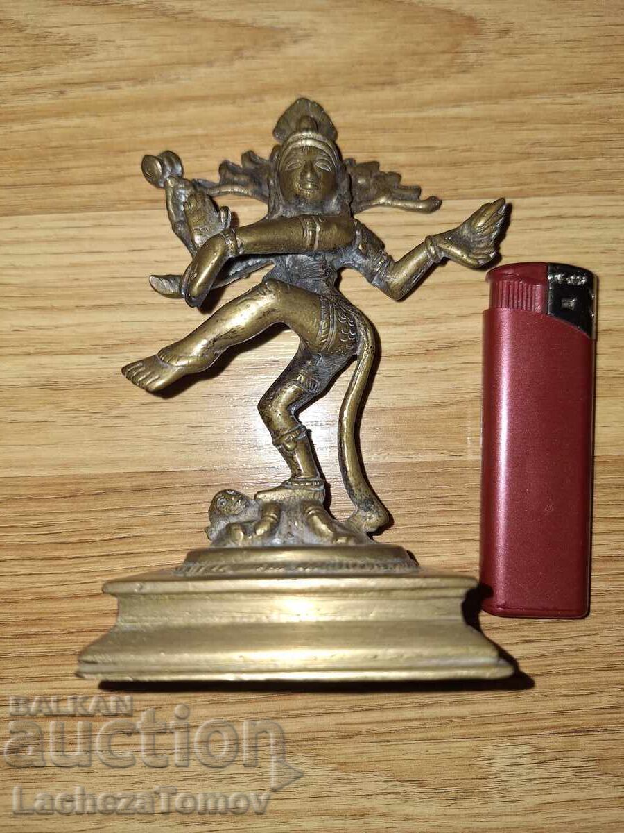 Красива фигура бронз Индия Шива стара перфектно състояние