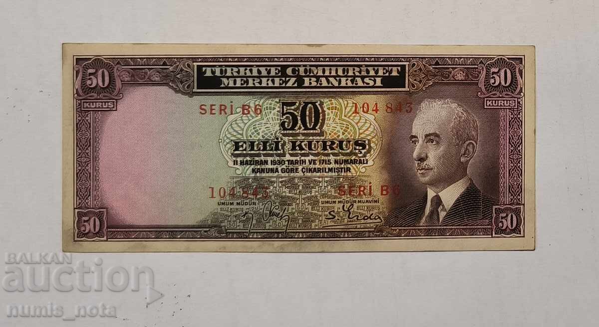 Turcia 50 kuruş 1930 Turcia 50 kuruş 1930