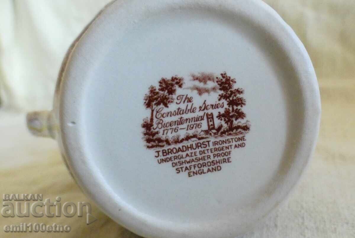 Κανάτα για γάλα - λατιέρα πορσελάνη Staffordshire Αγγλία - 6 Κανάτα για γάλα - λατιέρα πορσελάνη Staffordshire Αγγλία - 6