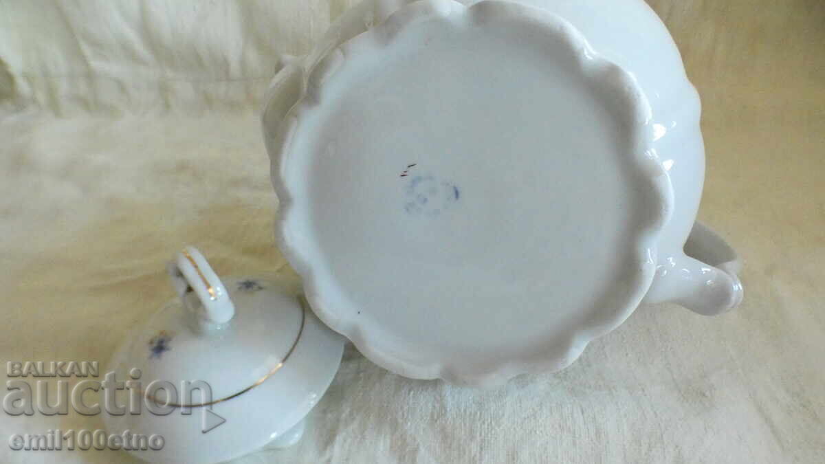 Bulgarian Porcelain Teapot Stalin Vidin - 6