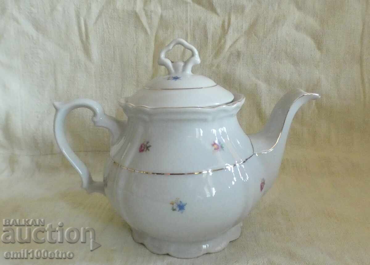Bulgarian Porcelain Teapot Stalin Vidin