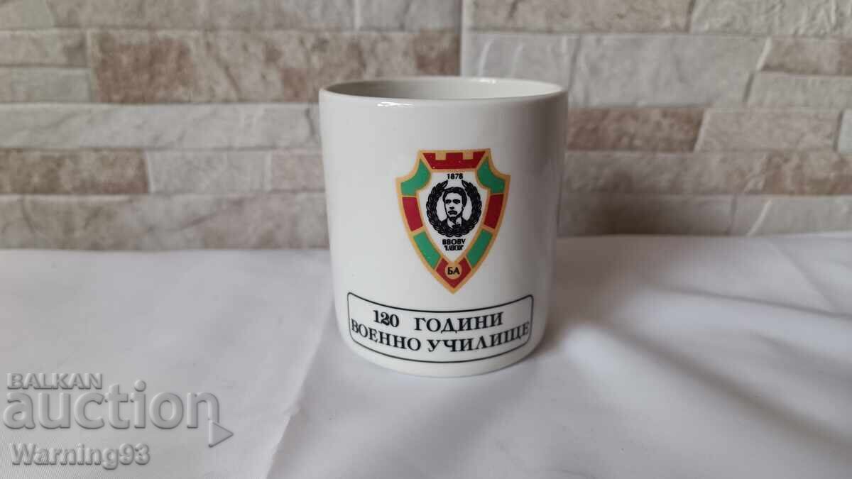 Porcelain pencil holder - 2 pieces - Military theme - fab. Diamant - 7