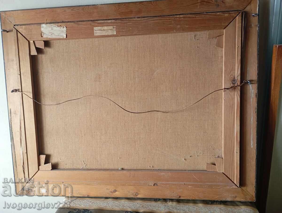 Παλιός πίνακας ζωγραφικής (από) μάστορα - τοπίο - 6