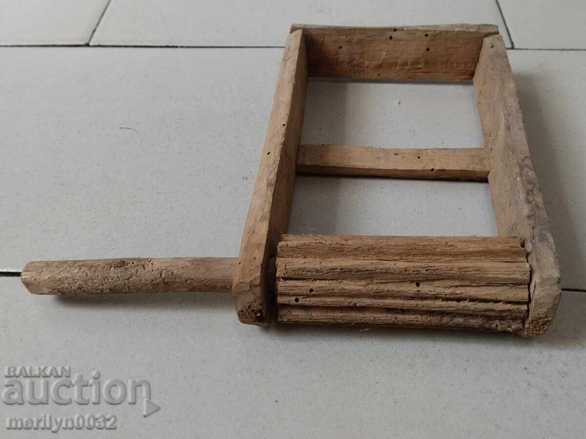 Ξύλινο παιδικό παιχνίδι κουδουνίστρα - 6