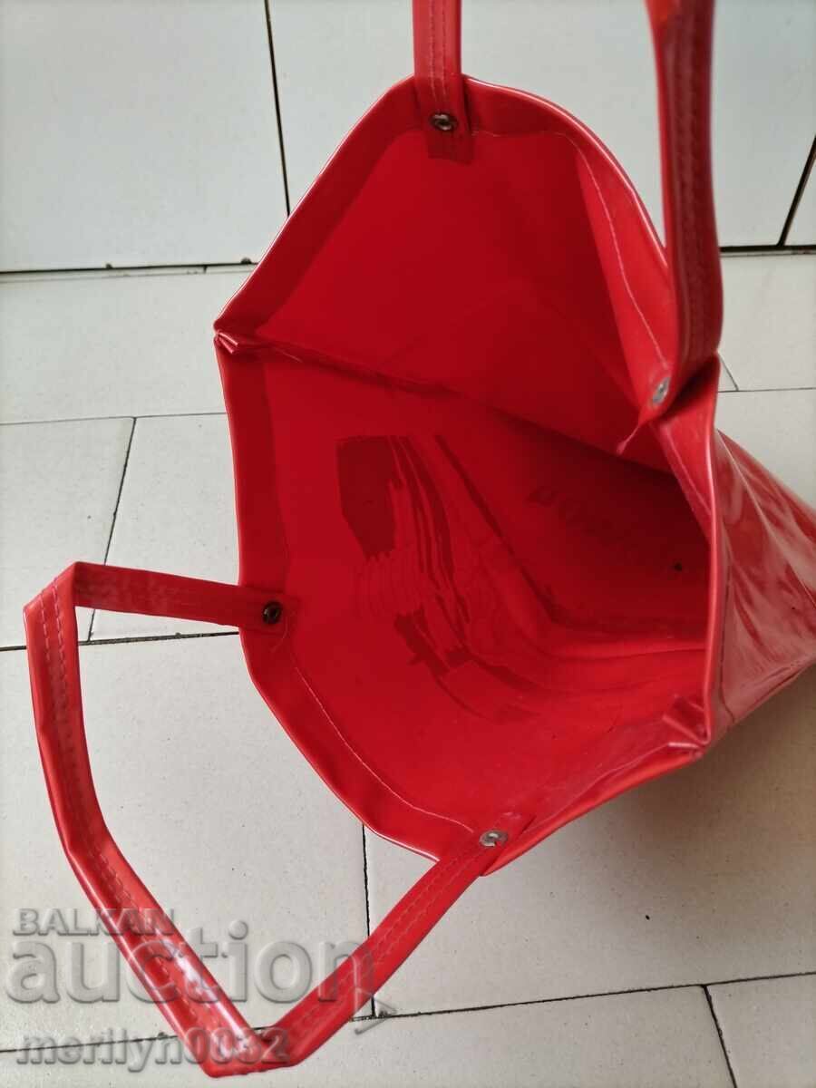 Παράδοση Παλιά τσάντα αγοράς από την εποχή της Λαϊκής Δημοκρατίας της Βουλγαρίας (NRB) Παράδοση Παλιά τσάντα αγοράς από την εποχή της Λαϊκής Δημοκρατίας της Βουλγαρίας (NRB)