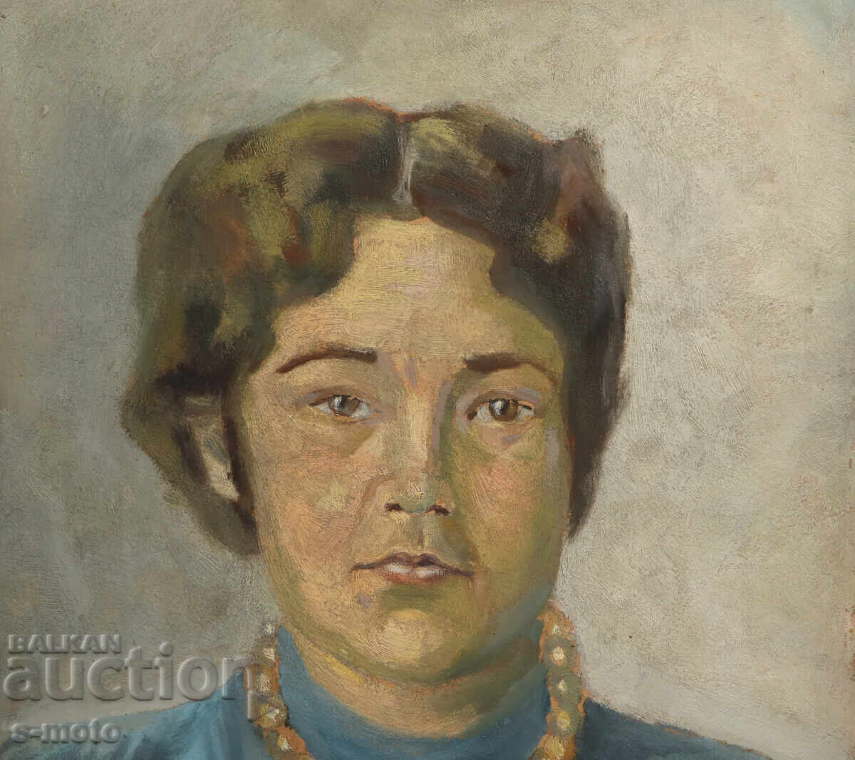 Παράδοση Έργο ζωγραφικής με λάδι, γυναικείο πορτρέτο, υπογεγραμμένο 1955 Παράδοση Έργο ζωγραφικής με λάδι, γυναικείο πορτρέτο, υπογεγραμμένο 1955