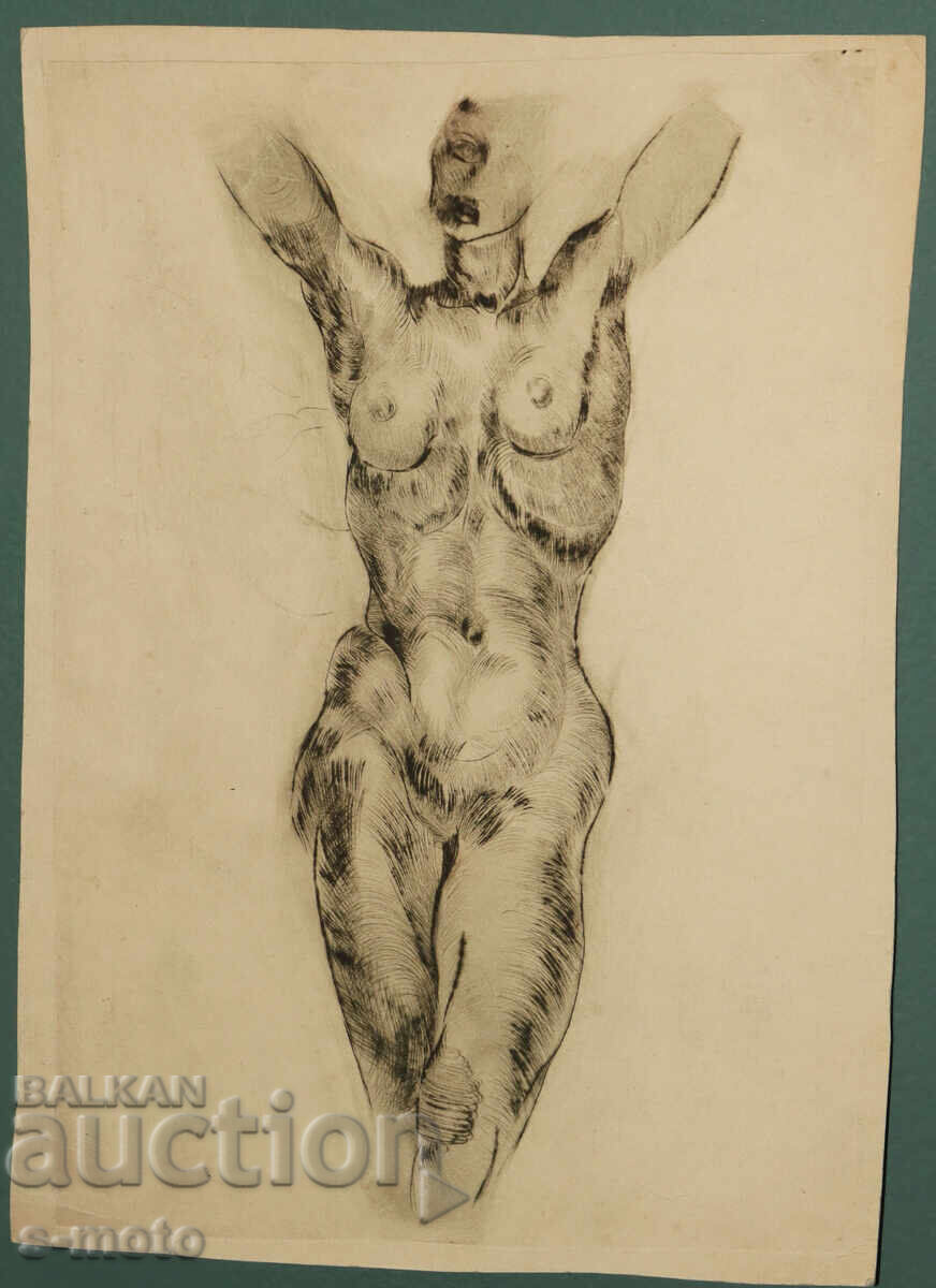 Auction  Graphics, paper, nude body