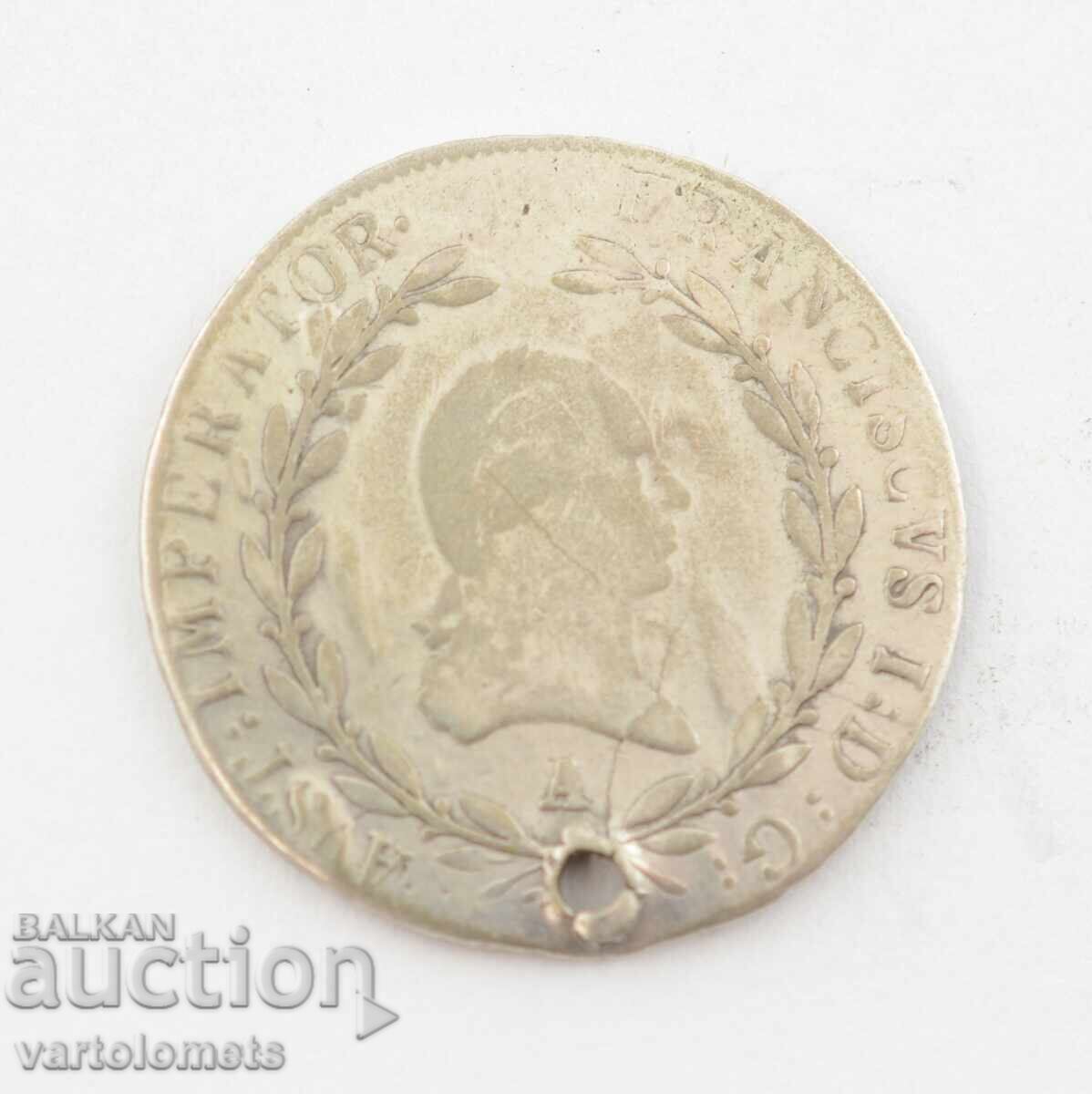 Ασημένιο νόμισμα Κεντρικής Ευρώπης 6,5 γρ. Ag με τιμή 12.00 BGN | € 6.14