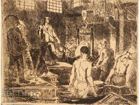 Ξηρή χάραξη, γραφικά, "Λεάρι"