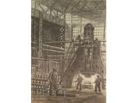 Graphics, lithograph, industrial landscape