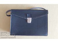 Geantă de mână din piele retro pentru colecționari