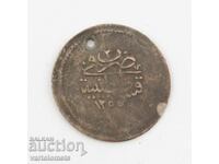 Monedă de argint turcească 2,8 g/ Ag ø 26 mm - Imperiul Otoman