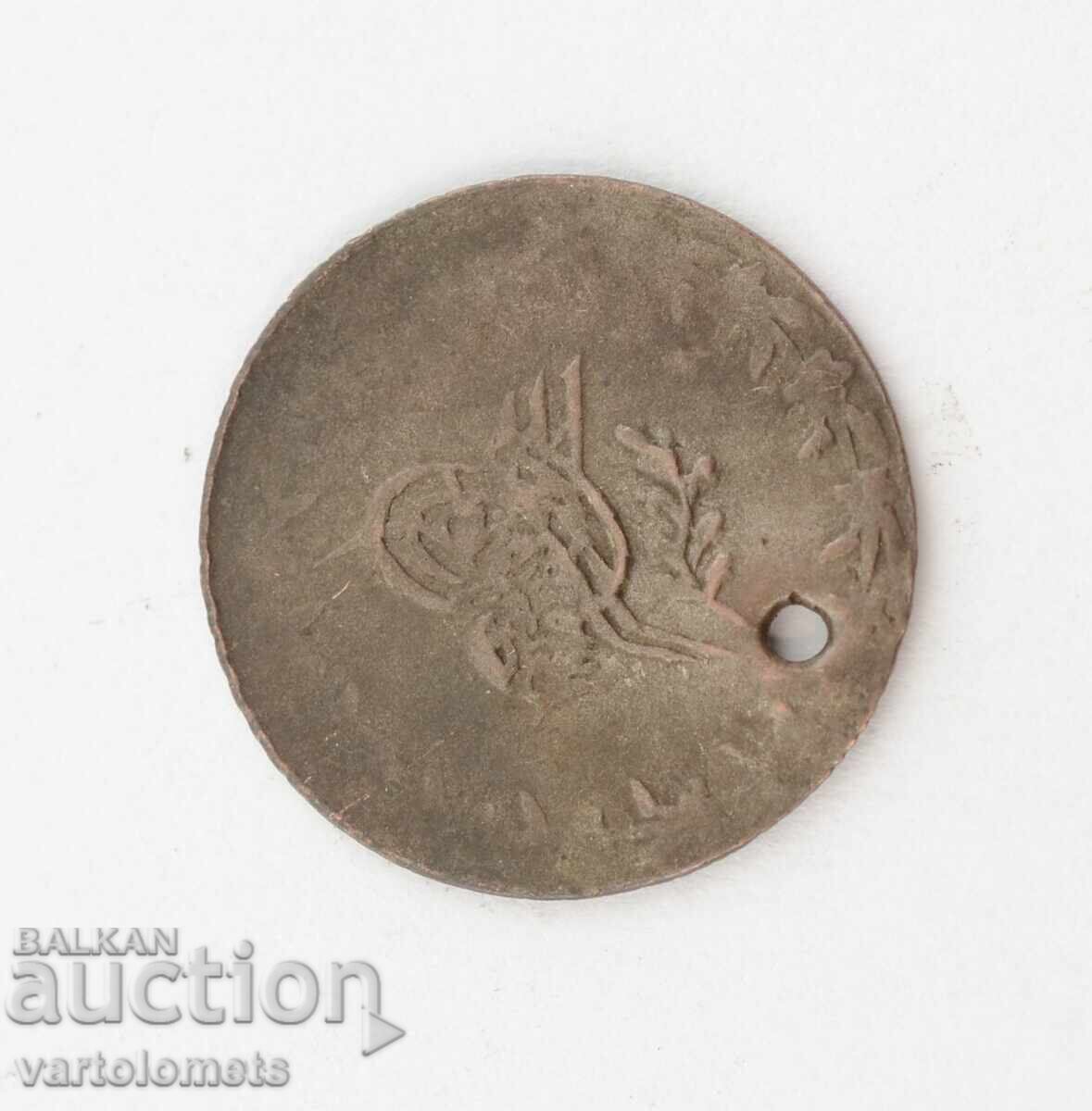 Monedă de argint turcească 2 g/ Ag ø 21 mm - Imperiul Otoman cu preț 4.00 BGN | € 2.05 Monedă de argint turcească 2 g/ Ag ø 21 mm - Imperiul Otoman cu preț 4.00 BGN | € 2.05