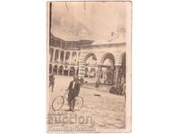 OLD PHOTO RILA RILA MONASTERY CYCLING CYCLIST E005