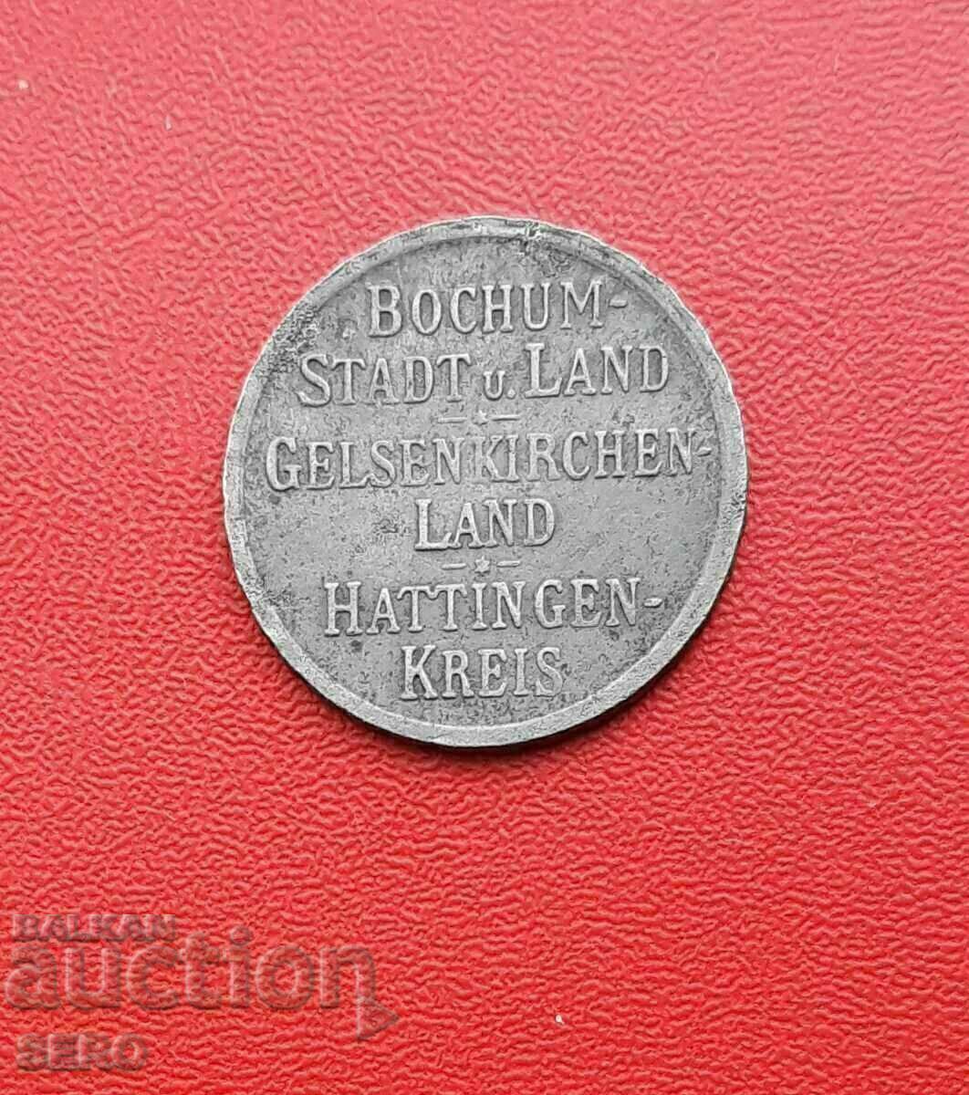 Γερμανία-S.Rhine-Westphalia-Bochum-10 Pfennig 1918 με τιμή 3.00 BGN | € 1.53