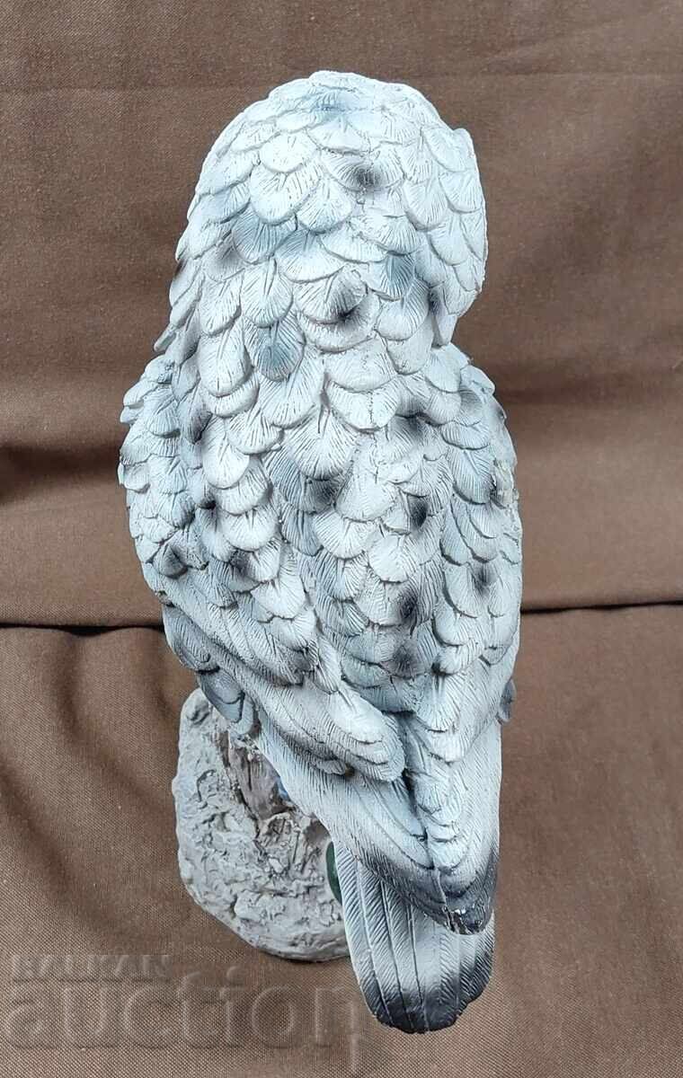 Аукцион МНОГО ГОЛЯМ БУХАЛ СОВА ПТИЦА ФИГУРА СТАТУЕТКА