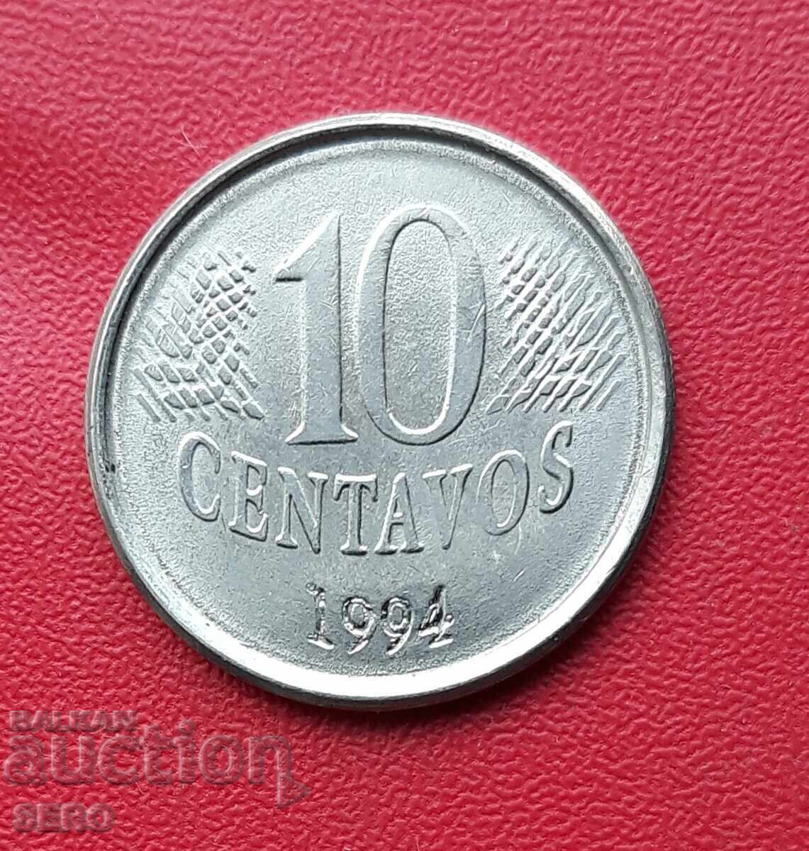 Бразилия-10 центавос 1994