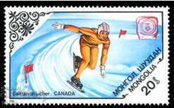 Block of stamps Champions of the 14th Winter Games, Mongolia, 1984, new - 6