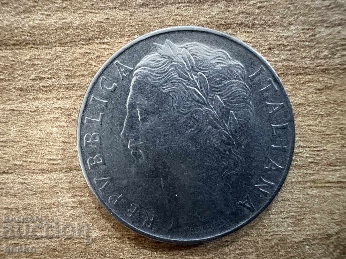 Италия - 100 лири (1956) с цена 0.25 лв. | € 0.13