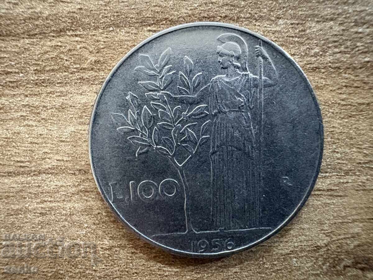 Италия - 100 лири (1956)