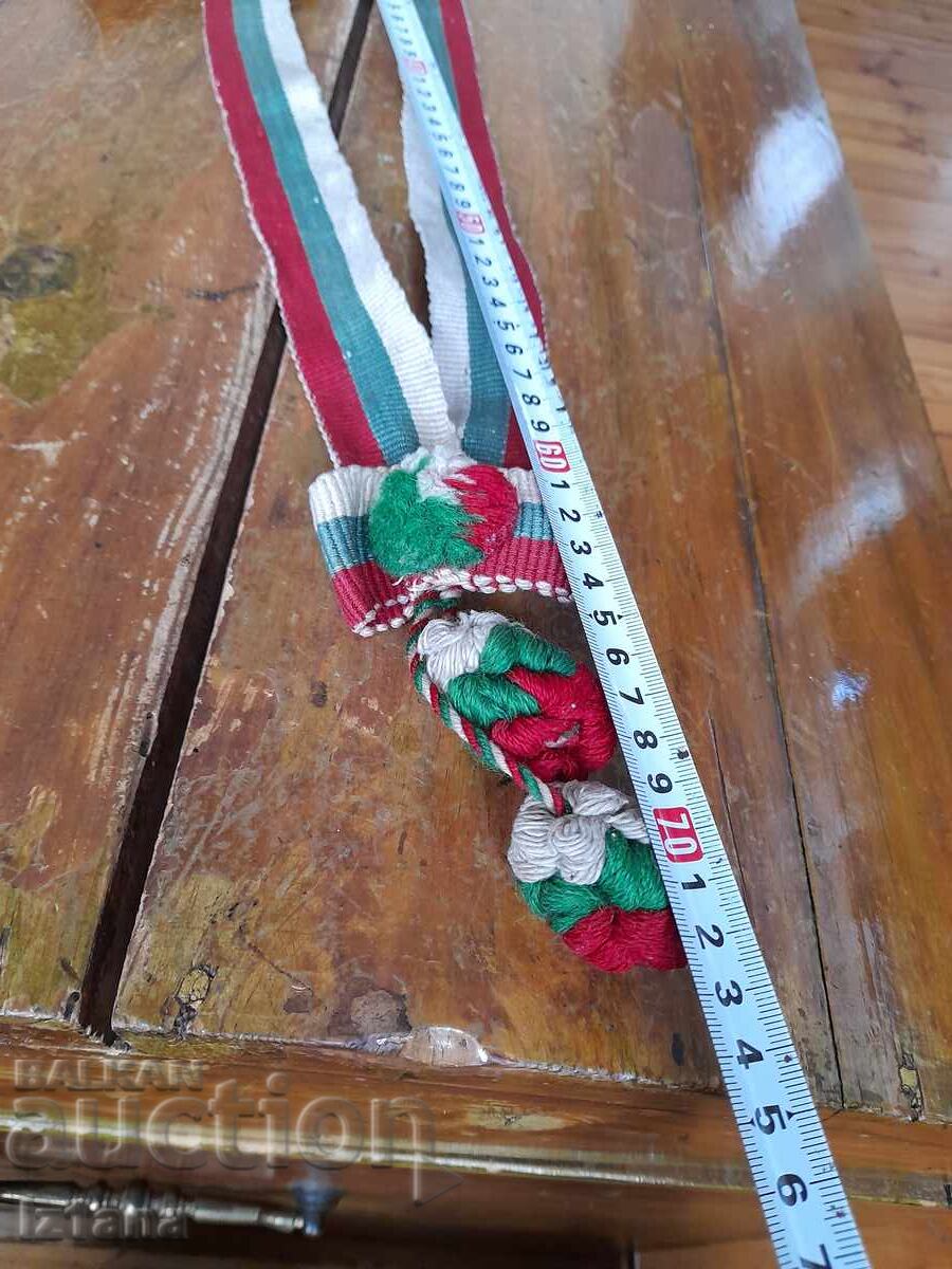 Old tricolor ribbon, tricolor - 5