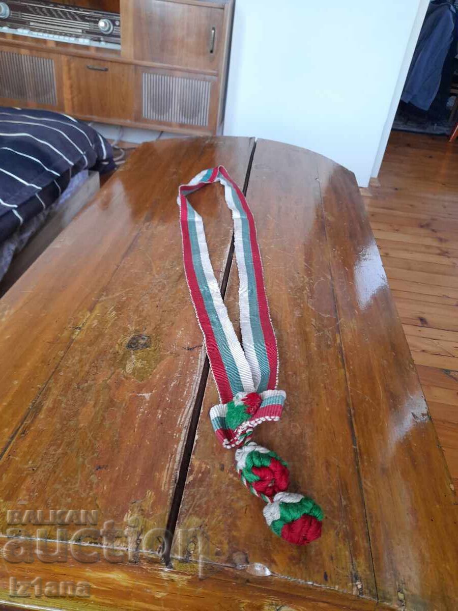 Old tricolor ribbon, tricolor