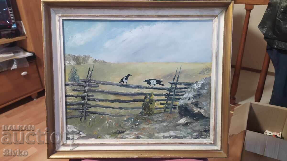 Tablou ulei pe placă de lemn (HDF)