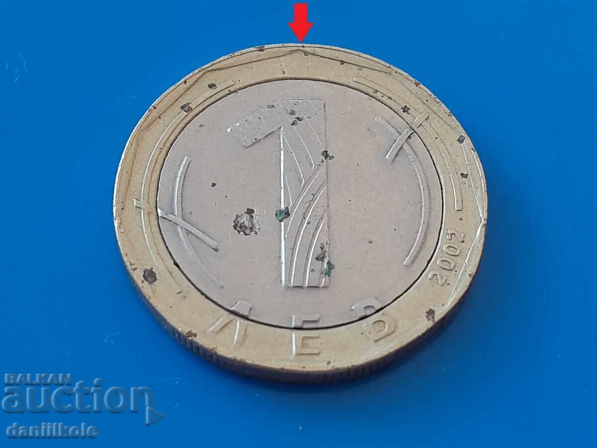 Licitație *$*Y*$* BULGARIA 1 LEV 2002 CURIOZITATE GREȘEALĂ ROTITĂ *$*Y*$* Licitație *$*Y*$* BULGARIA 1 LEV 2002 CURIOZITATE GREȘEALĂ ROTITĂ *$*Y*$*
