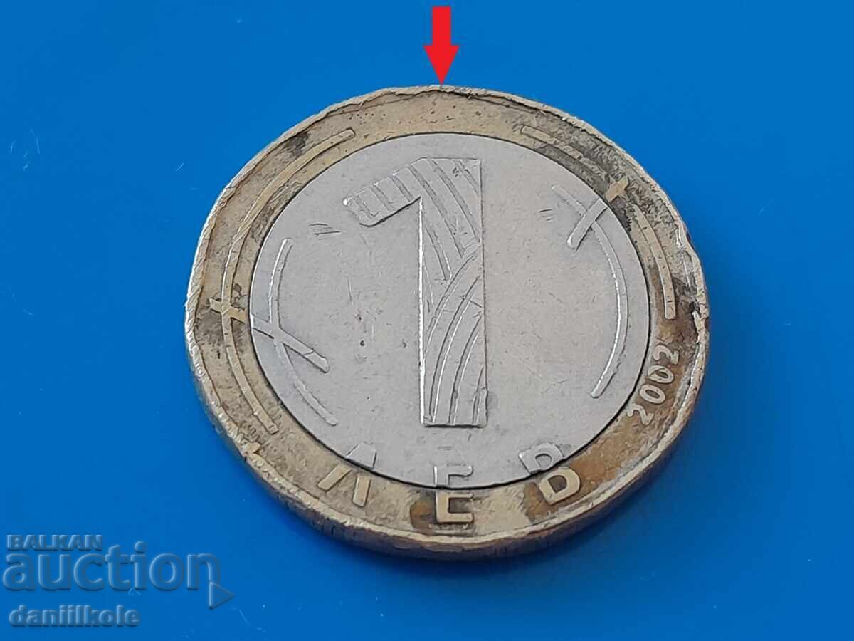 Auction *$*Y*$* BULGARIA 1 LEV 2002 ERROR ROTATED *$*Y*$* Auction *$*Y*$* BULGARIA 1 LEV 2002 ERROR ROTATED *$*Y*$*