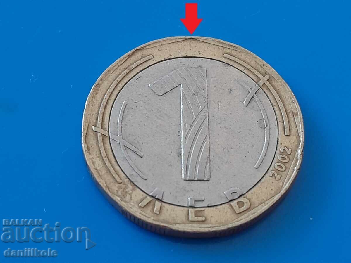 Licitație *$*Y*$* BULGARIA 1 LEV 2002 CURIOZITATE GREȘEALĂ ROTITĂ *$*Y*$* Licitație *$*Y*$* BULGARIA 1 LEV 2002 CURIOZITATE GREȘEALĂ ROTITĂ *$*Y*$*