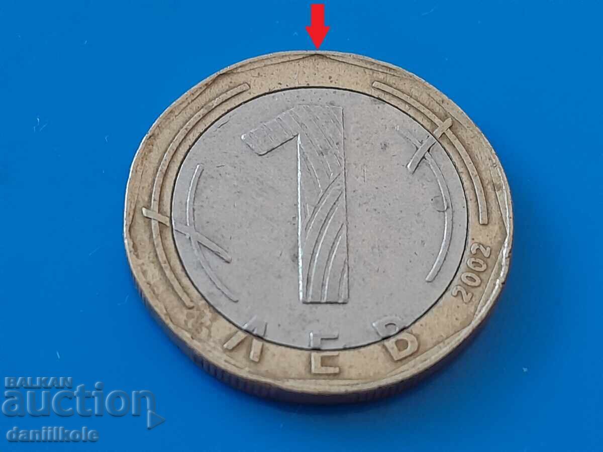 Livrarea *$*Y*$* BULGARIA 1 LEV 2002 CURIOZITATE GREȘEALĂ ROTITĂ *$*Y*$* Livrarea *$*Y*$* BULGARIA 1 LEV 2002 CURIOZITATE GREȘEALĂ ROTITĂ *$*Y*$*