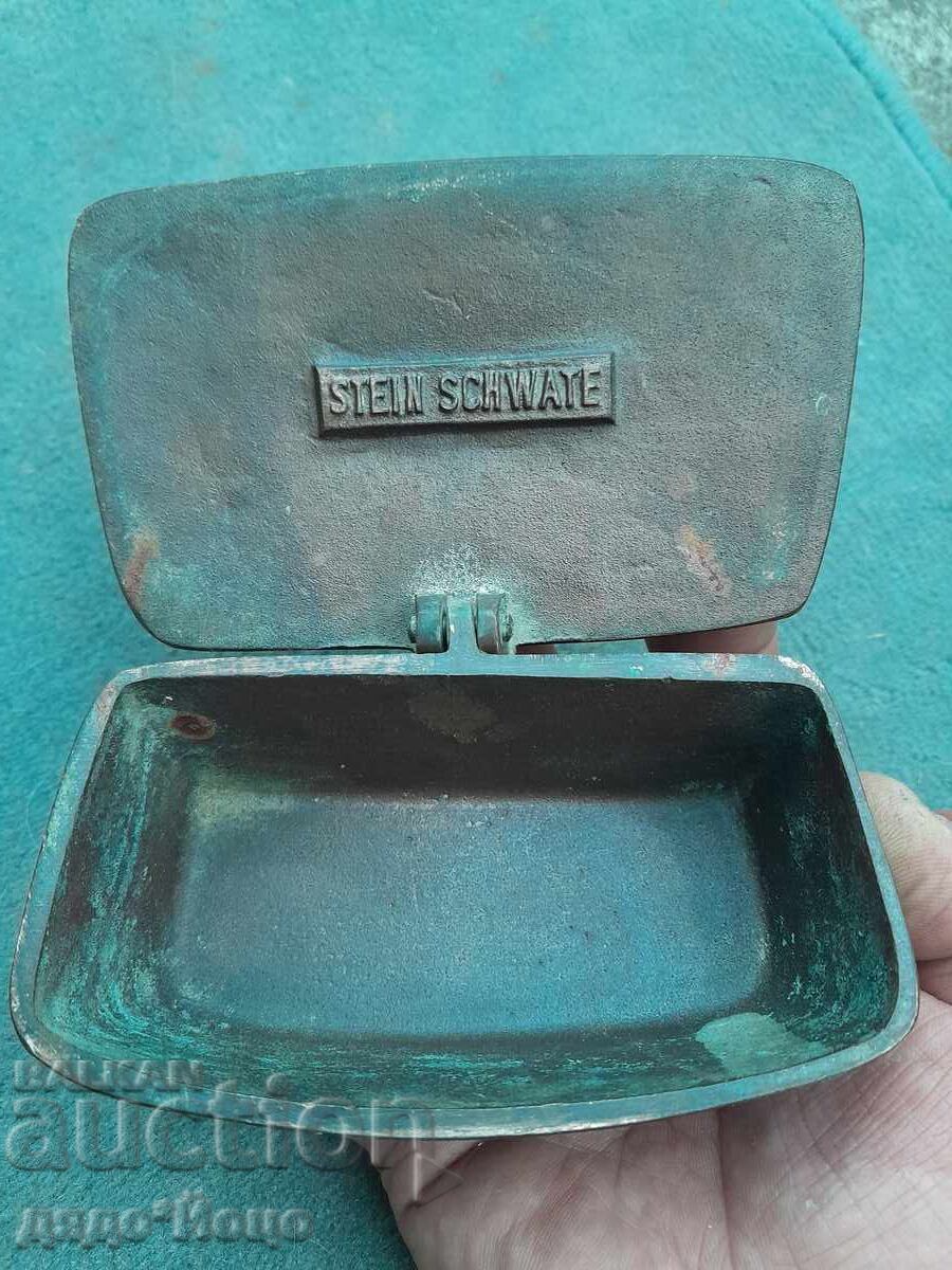 Star Μπρούτζινος Δοχείο για Αγιασμό Ιησούς Εκκλησιαστικά Σκεύη - 5